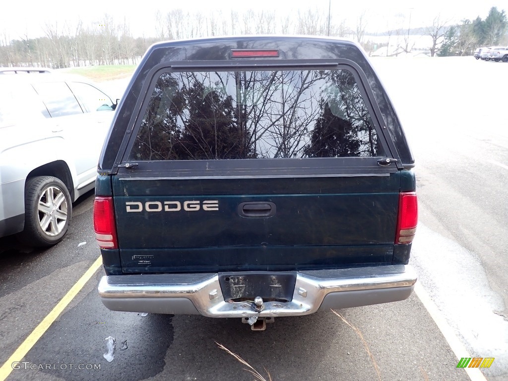 1997 Dakota Extended Cab 4x4 - Emerald Green Metallic / Mist Gray photo #10