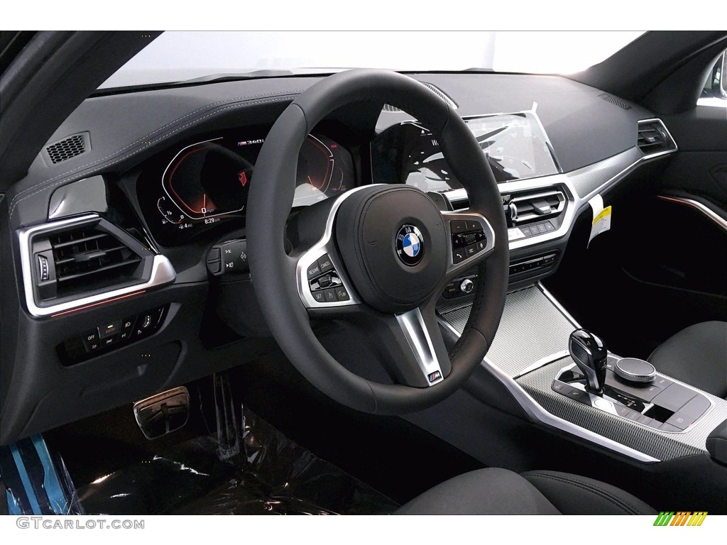 2021 3 Series M340i Sedan - Black Sapphire Metallic / Black photo #7