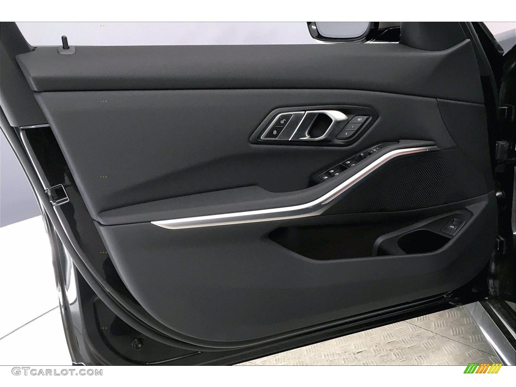 2021 BMW 3 Series M340i Sedan Black Door Panel Photo #140387977