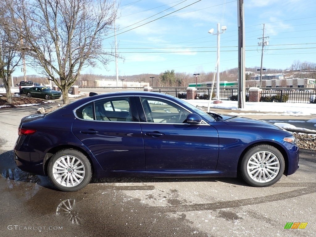 2021 Giulia Sprint AWD - Montecarlo Blue Metallic / Black/Ice photo #4