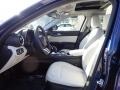 2021 Alfa Romeo Giulia Black/Ice Interior Front Seat Photo