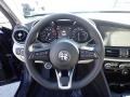 2021 Alfa Romeo Giulia Black/Ice Interior Steering Wheel Photo