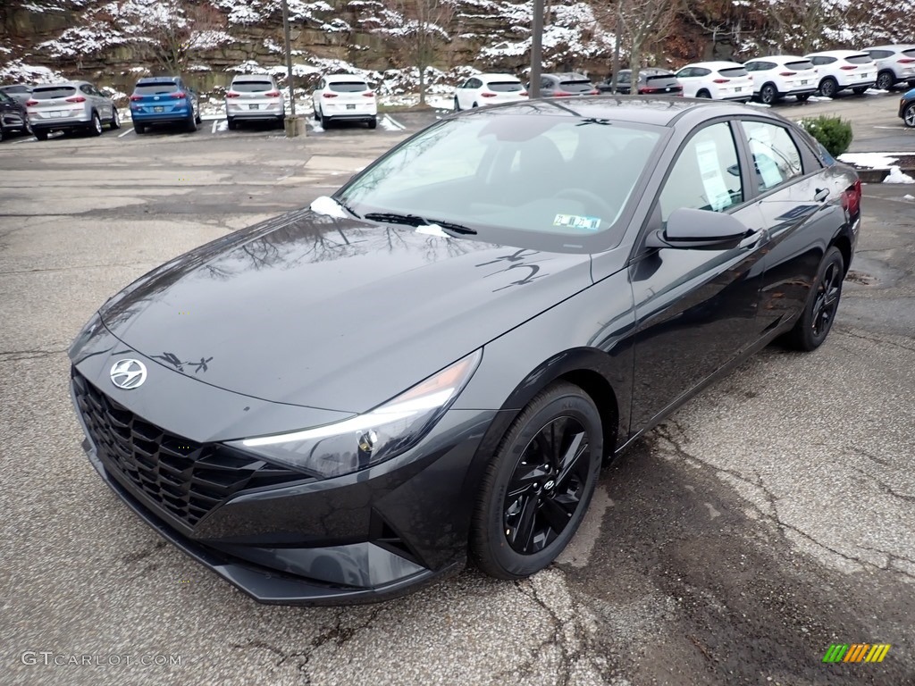 2021 Elantra SEL - Portofino Gray / Black photo #5