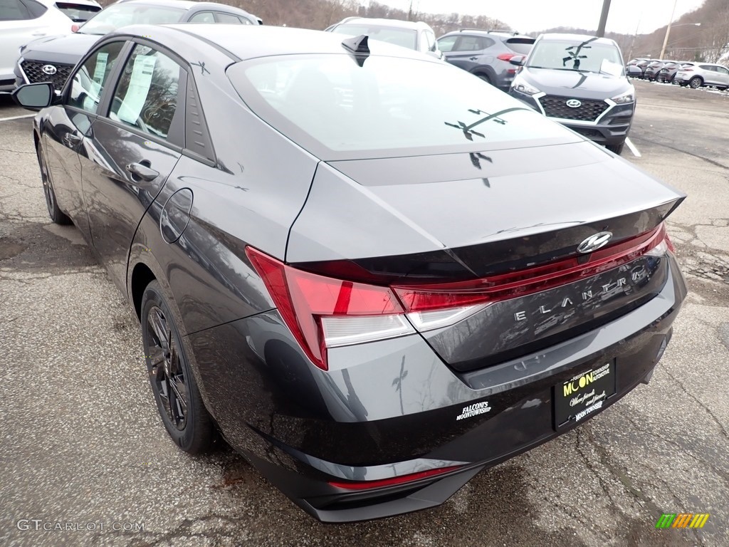 2021 Elantra SEL - Portofino Gray / Black photo #6