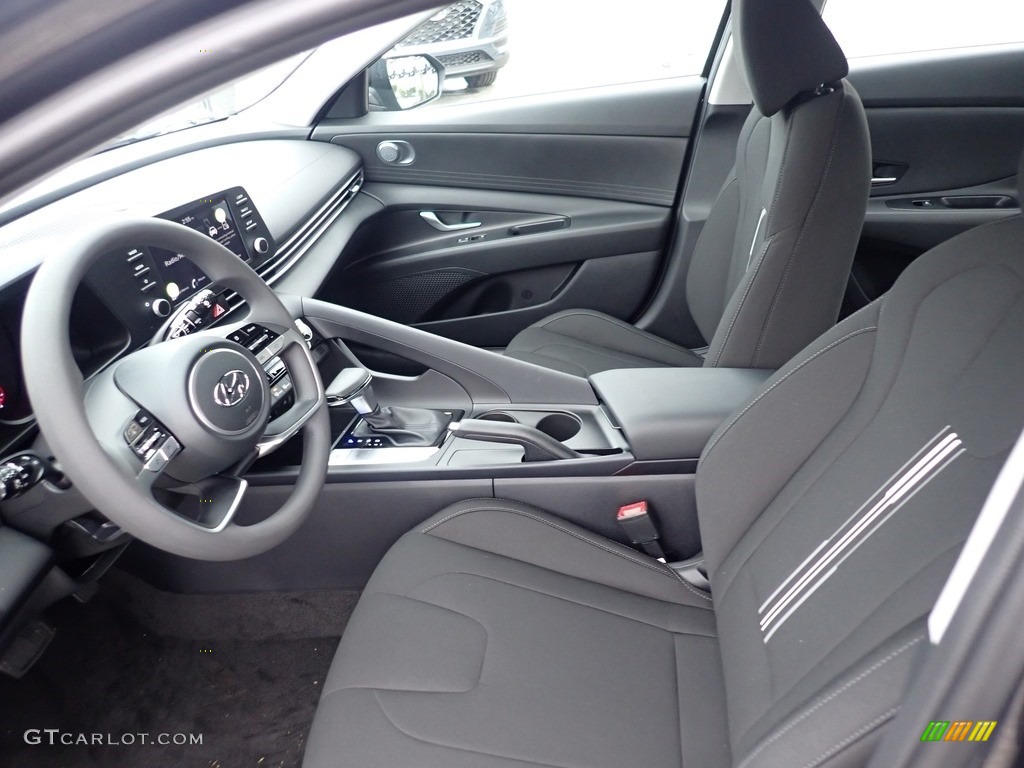 2021 Elantra SEL - Portofino Gray / Black photo #10