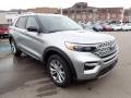 Iconic Silver Metallic 2021 Ford Explorer Limited 4WD Exterior