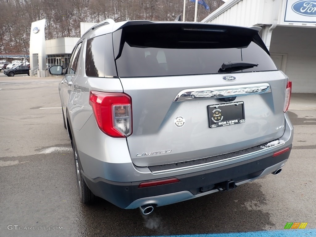 2021 Explorer Limited 4WD - Iconic Silver Metallic / Sandstone photo #7
