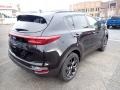 2021 Black Cherry Kia Sportage S AWD  photo #2