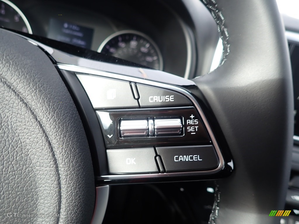 2021 Kia Sportage EX AWD Black Steering Wheel Photo #140392999