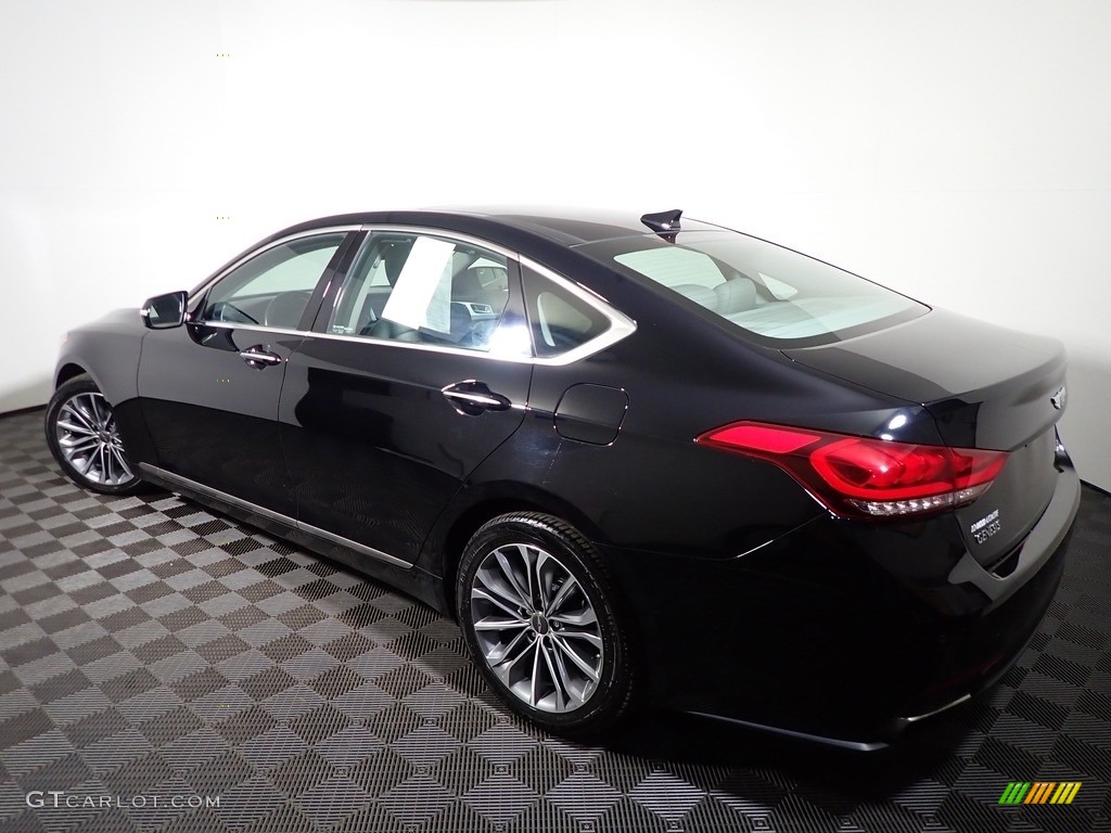 2015 Genesis 3.8 Sedan - Caspian Black / Gray photo #9