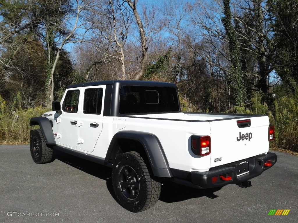 2021 Gladiator Rubicon 4x4 - Bright White / Black photo #10