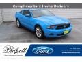 2011 Grabber Blue Ford Mustang V6 Coupe #140381264