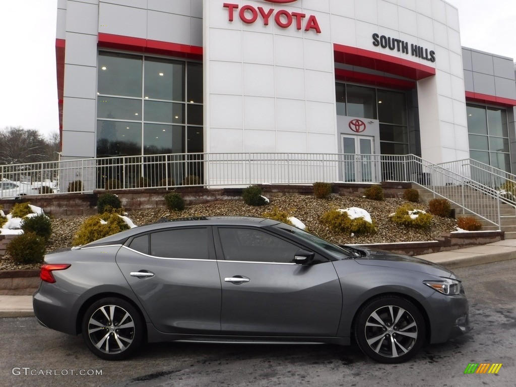 2018 Maxima SL - Gun Metallic / Charcoal photo #2