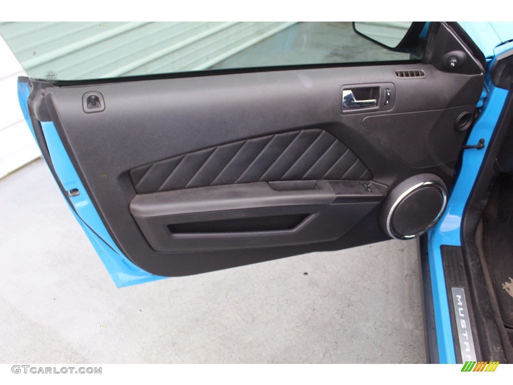 2011 Mustang V6 Coupe - Grabber Blue / Charcoal Black photo #14
