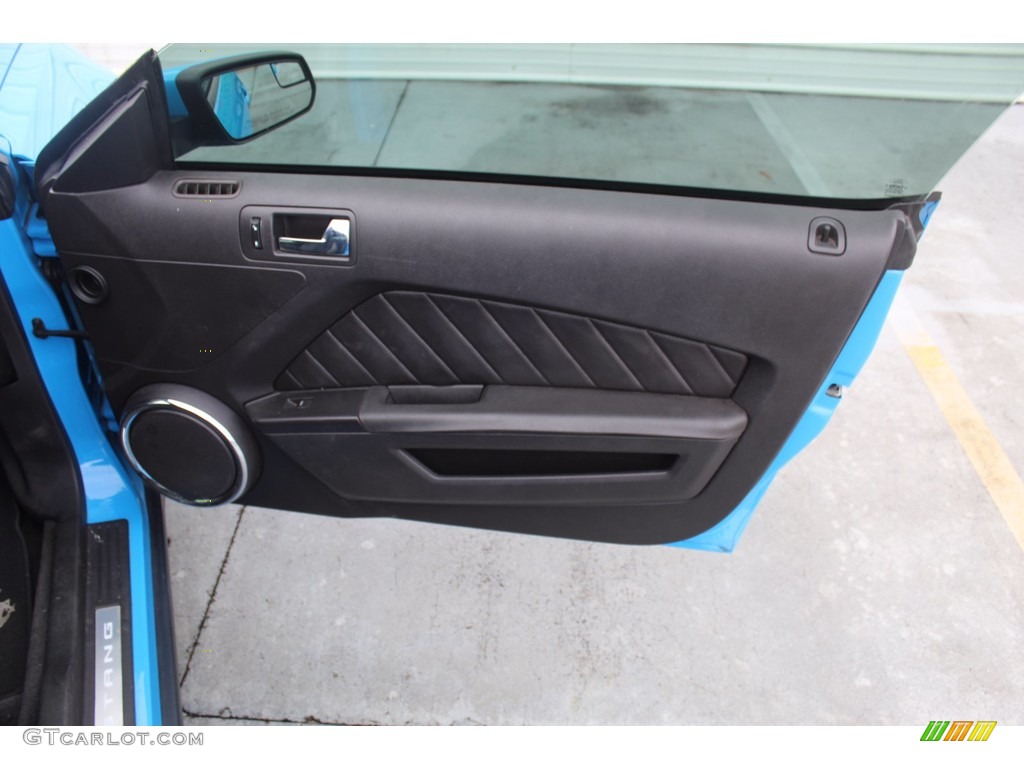 2011 Mustang V6 Coupe - Grabber Blue / Charcoal Black photo #20