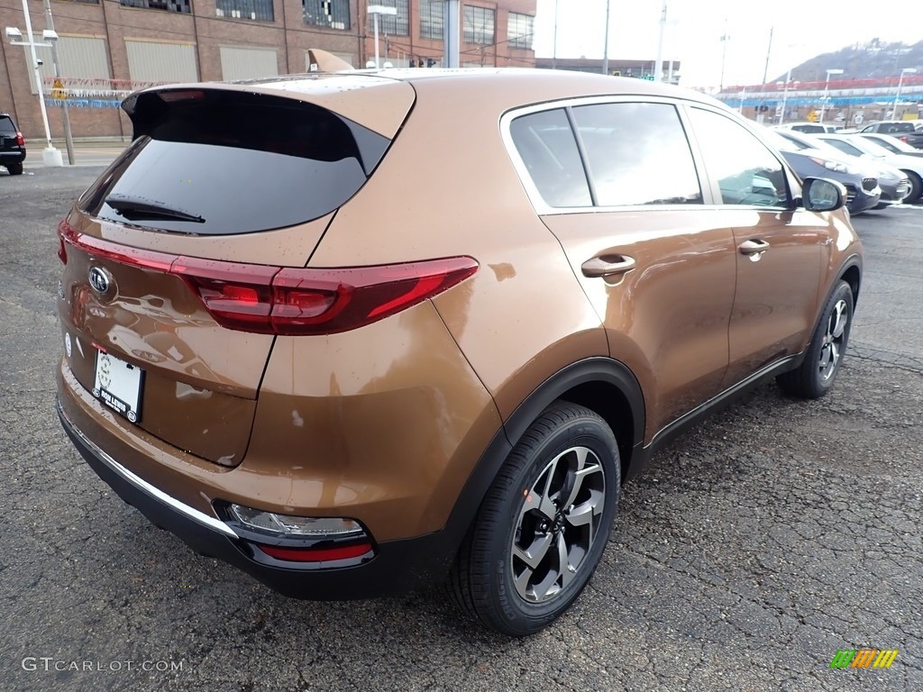 2021 Sportage LX AWD - Burnished Copper / Black photo #2