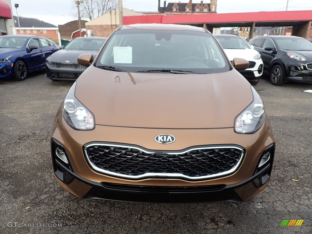2021 Sportage LX AWD - Burnished Copper / Black photo #4