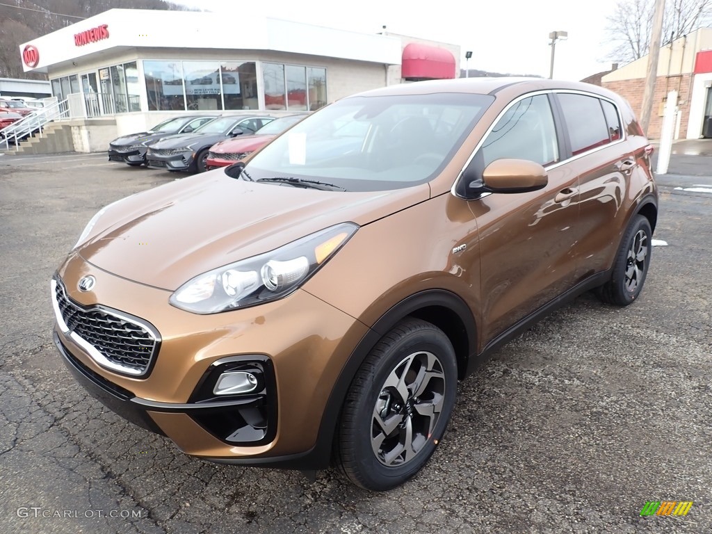 2021 Sportage LX AWD - Burnished Copper / Black photo #5