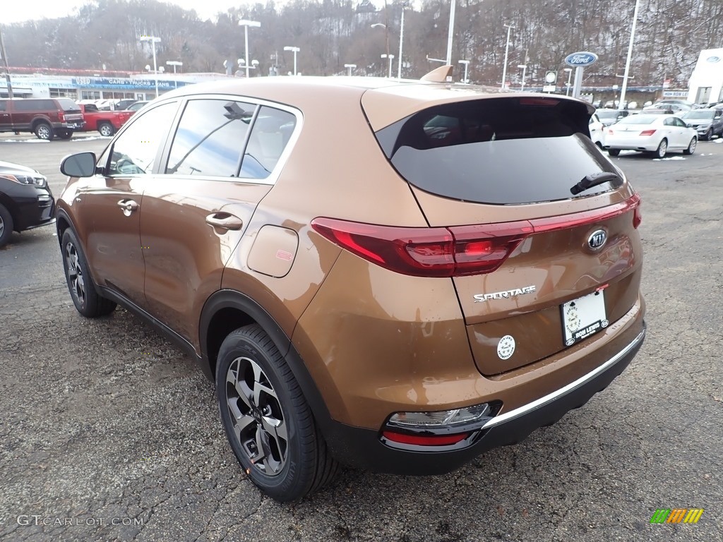 2021 Sportage LX AWD - Burnished Copper / Black photo #7