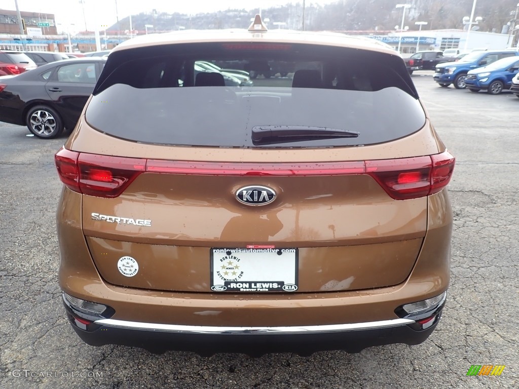 2021 Sportage LX AWD - Burnished Copper / Black photo #8