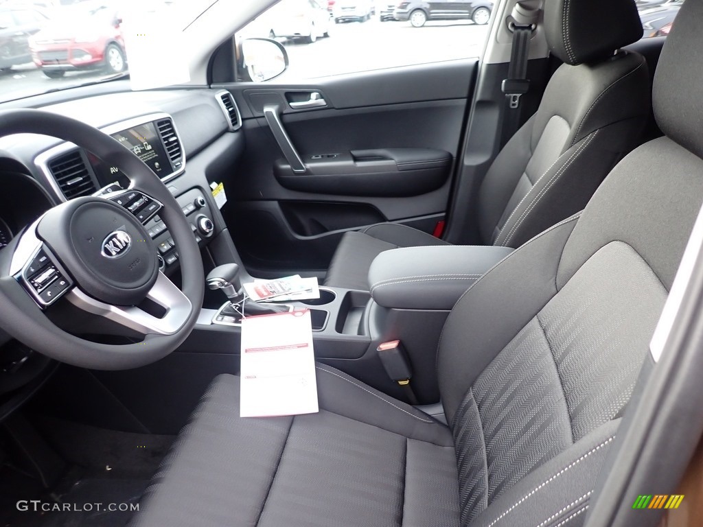 2021 Sportage LX AWD - Burnished Copper / Black photo #12