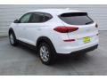 2021 White Cream Hyundai Tucson SE  photo #6