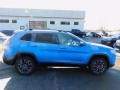 2021 Hydro Blue Pearl Jeep Cherokee Latitude Lux 4x4  photo #4