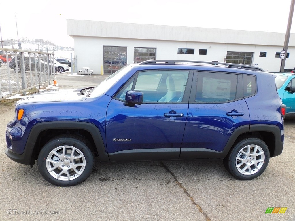 Jetset Blue 2021 Jeep Renegade Latitude 4x4 Exterior Photo #140395441