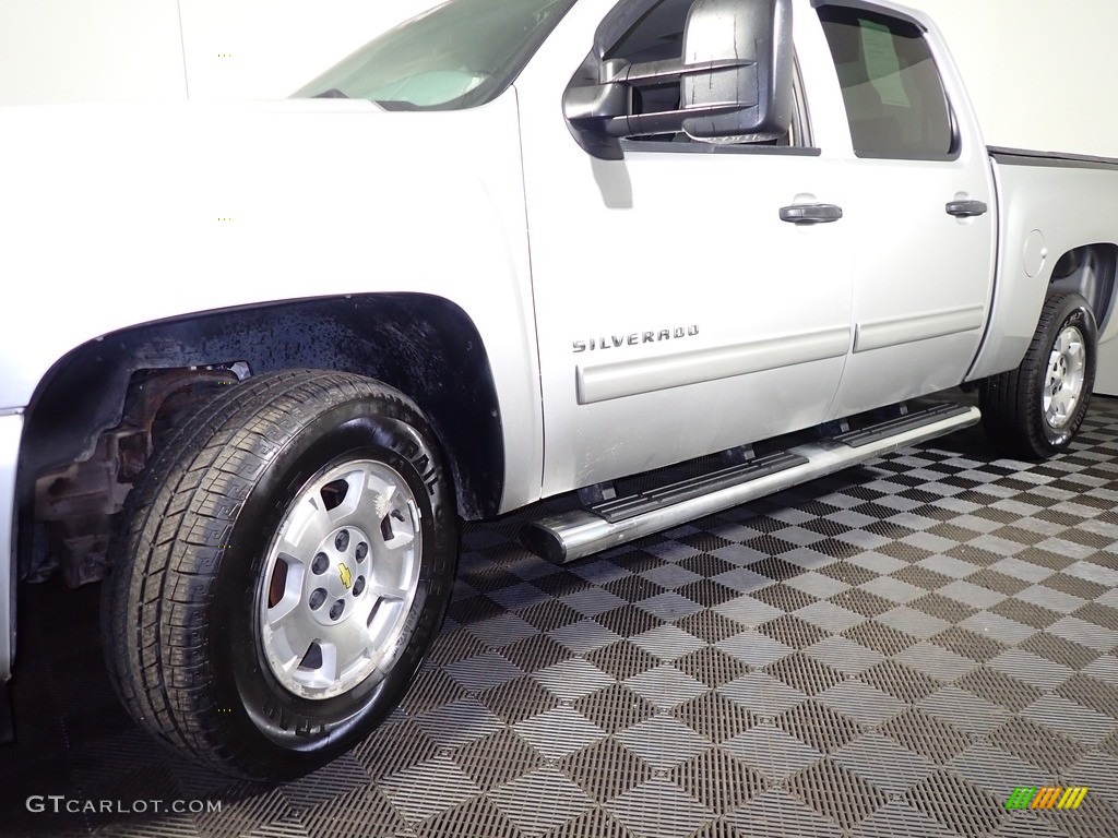 2011 Silverado 1500 LT Crew Cab 4x4 - Sheer Silver Metallic / Ebony photo #9