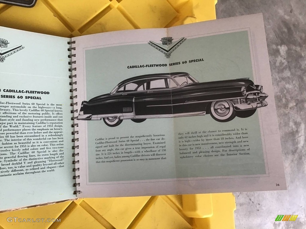 1953 Cadillac Fleetwood Series 60 Special Sedan Books/Manuals Photos
