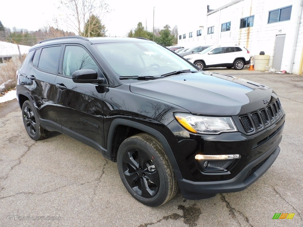 Diamond Black Crystal Pearl 2021 Jeep Compass 80th Special Edition 4x4 Exterior Photo #140397244