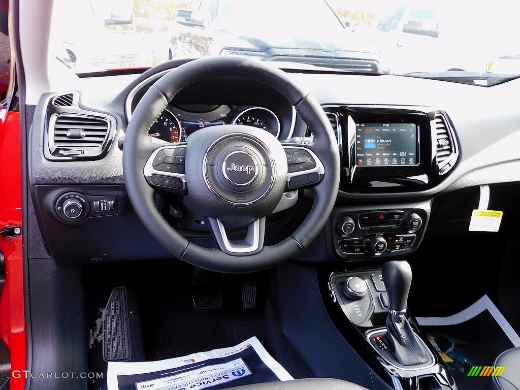 2021 Jeep Compass Altitude 4x4 Black Dashboard Photo #140399158