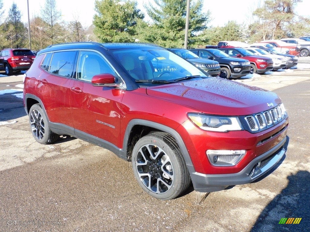 Velvet Red Pearl 2021 Jeep Compass Limited 4x4 Exterior Photo #140399350