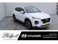 2020 Quartz White Hyundai Santa Fe SEL  photo #1