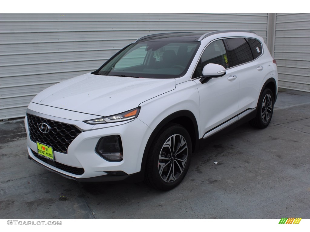 Quartz White 2020 Hyundai Santa Fe SEL Exterior Photo #140399719