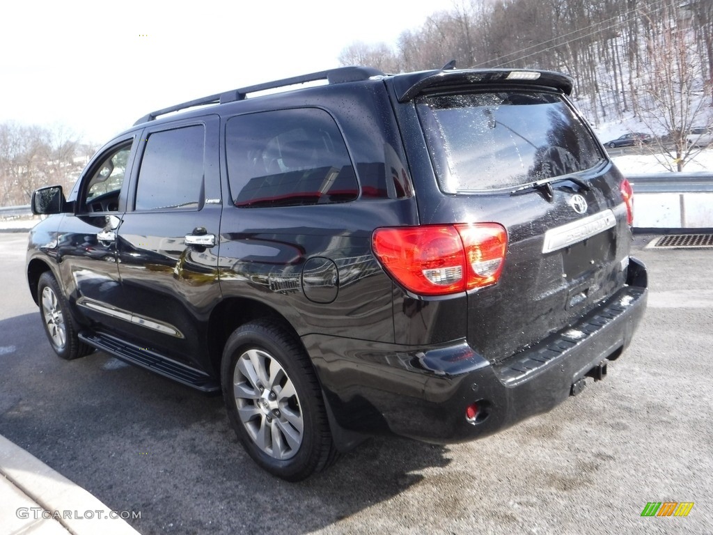 2014 Sequoia Limited 4x4 - Black / Black photo #13