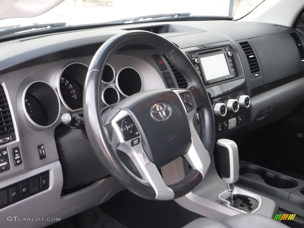 2014 Toyota Sequoia Limited 4x4 Black Dashboard Photo #140400205