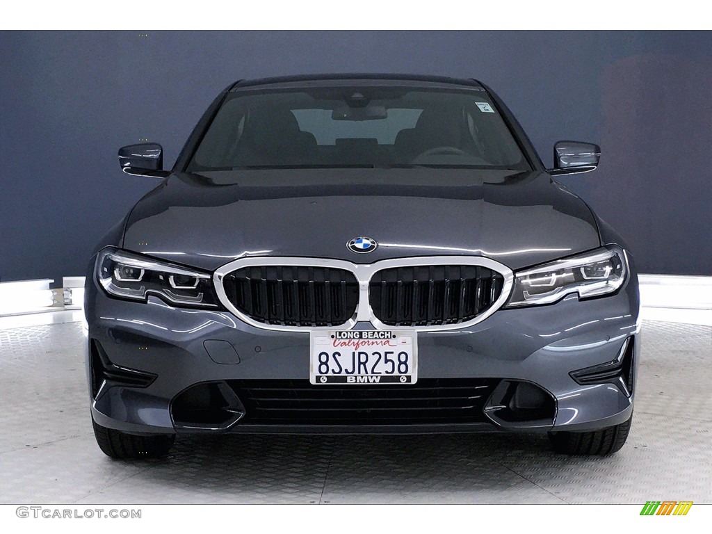 2020 3 Series 330i Sedan - Mineral Grey Metallic / Black photo #2