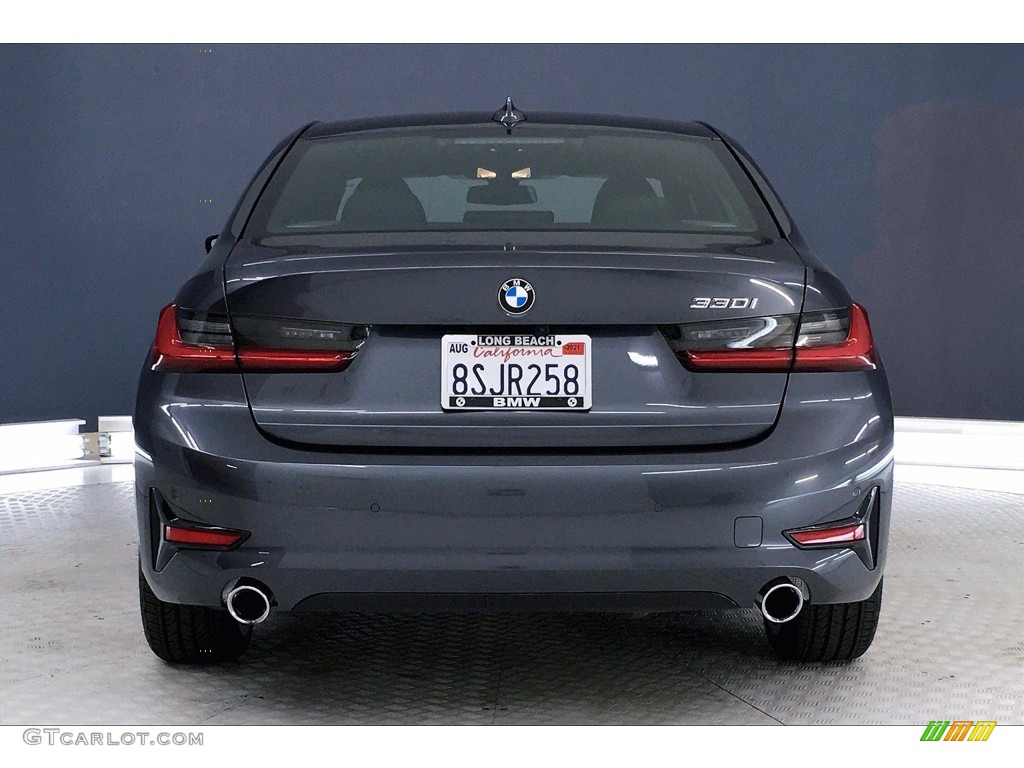 2020 3 Series 330i Sedan - Mineral Grey Metallic / Black photo #3