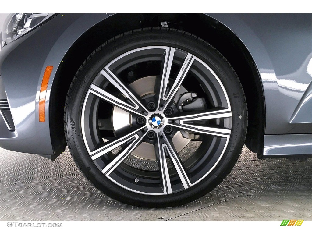 2020 3 Series 330i Sedan - Mineral Grey Metallic / Black photo #8
