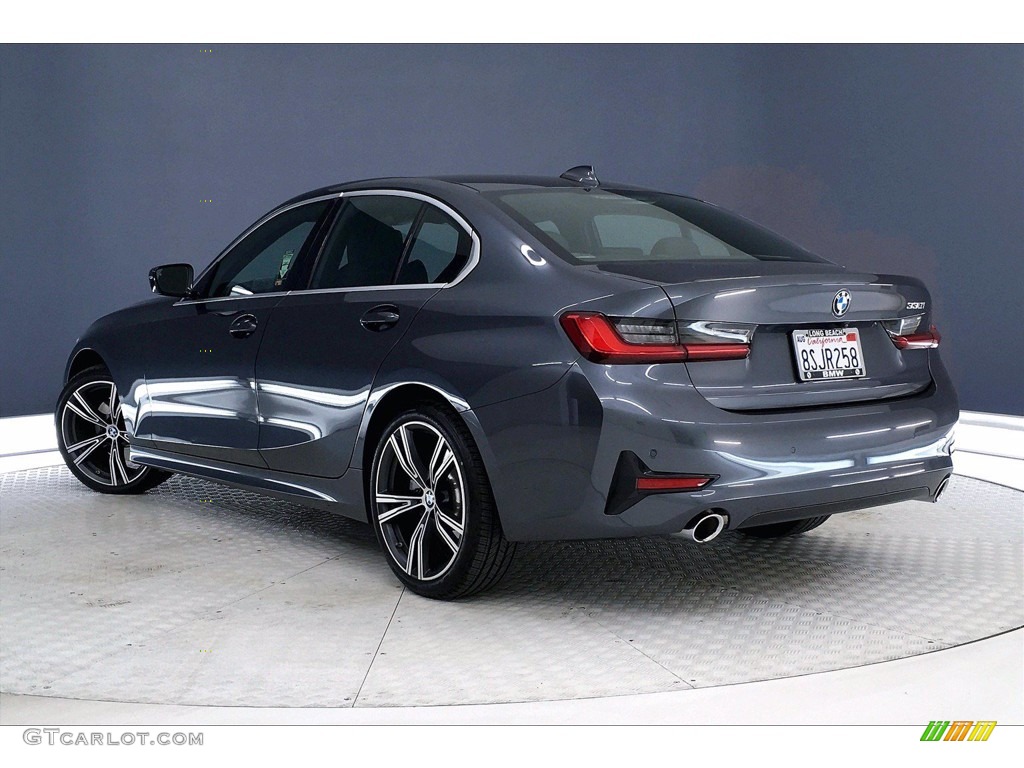 2020 3 Series 330i Sedan - Mineral Grey Metallic / Black photo #10