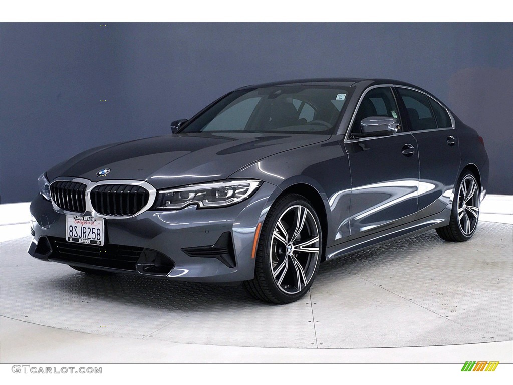 2020 3 Series 330i Sedan - Mineral Grey Metallic / Black photo #12