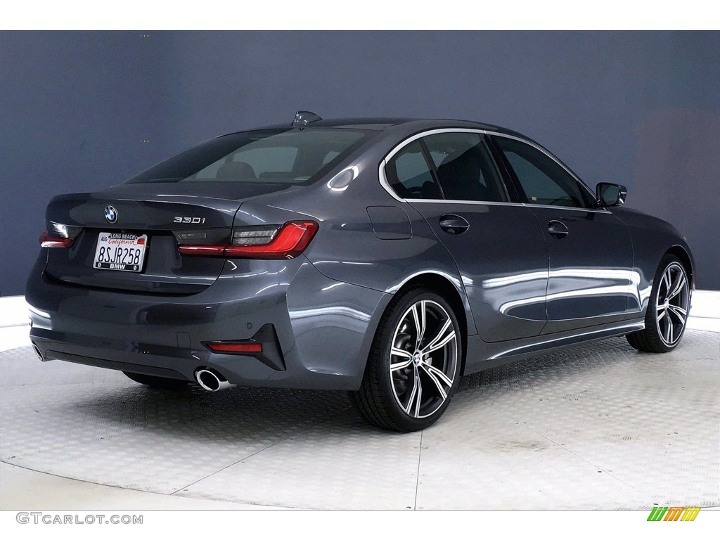 2020 3 Series 330i Sedan - Mineral Grey Metallic / Black photo #13