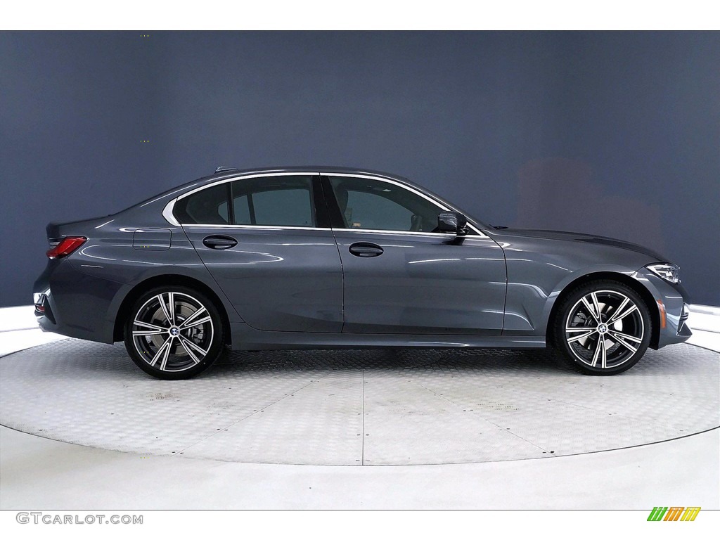 2020 3 Series 330i Sedan - Mineral Grey Metallic / Black photo #14
