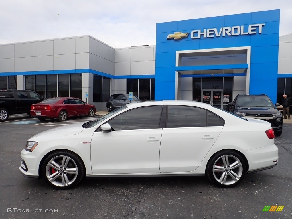 Pure White 2016 Volkswagen Jetta GLI SEL Exterior Photo #140403171