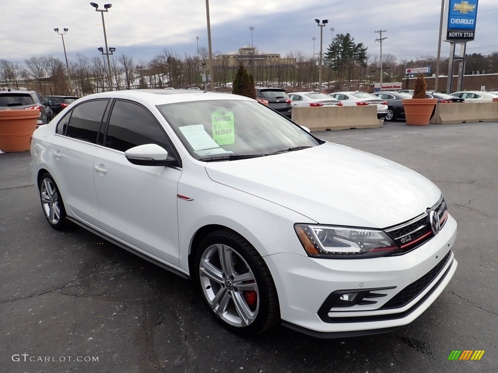 Pure White 2016 Volkswagen Jetta GLI SEL Exterior Photo #140403362