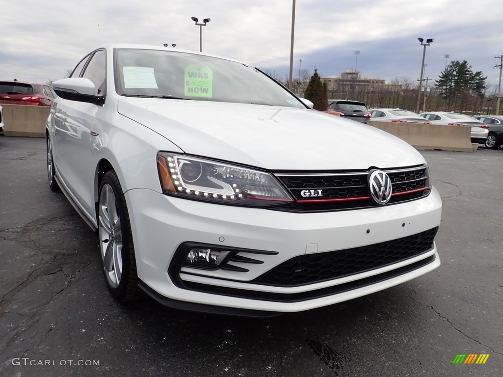 Pure White 2016 Volkswagen Jetta GLI SEL Exterior Photo #140403386