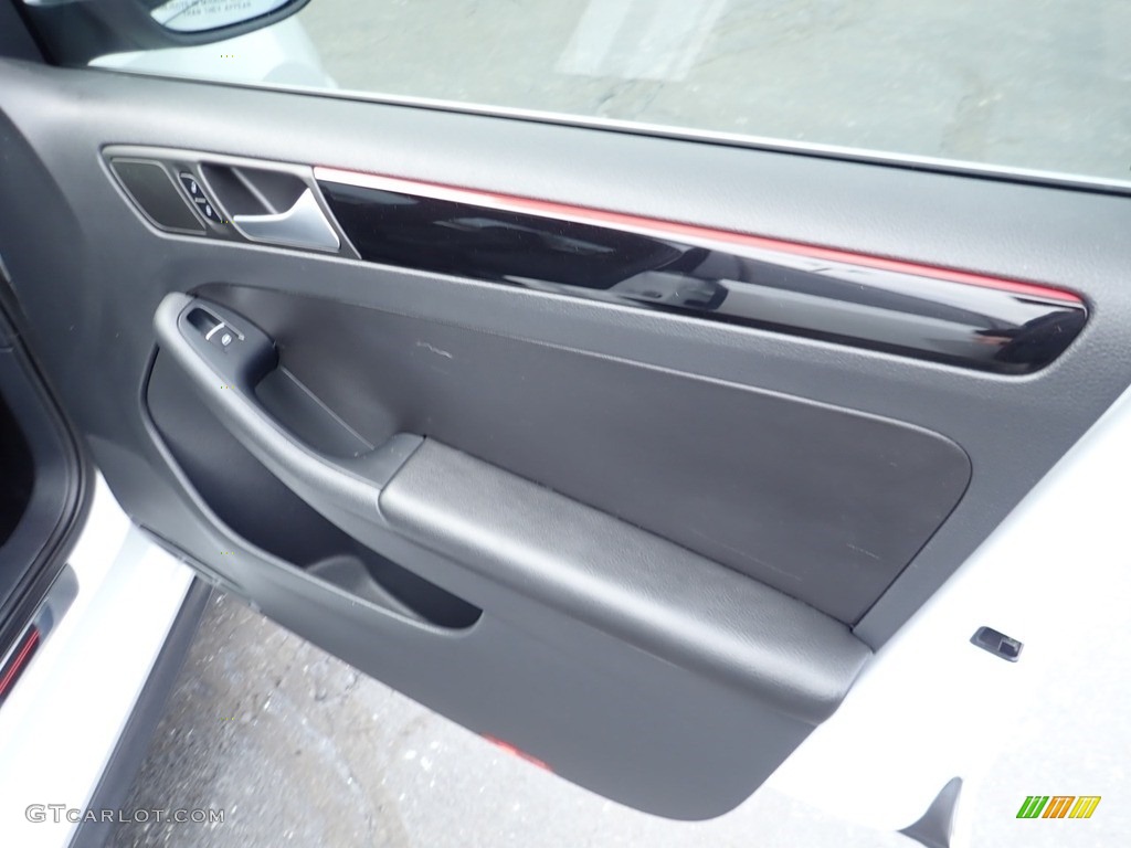 2016 Volkswagen Jetta GLI SEL Titan Black Door Panel Photo #140403500