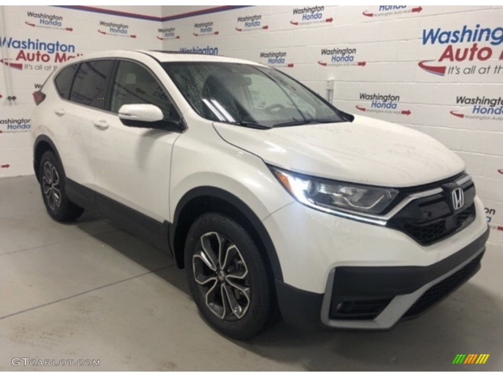 2021 CR-V Touring AWD - Platinum White Pearl / Ivory photo #2