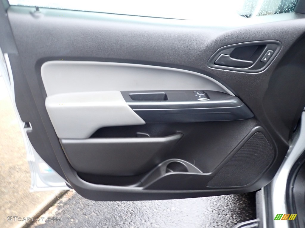 2017 GMC Canyon Extended Cab 4x4 Jet Black/­Dark Ash Door Panel Photo #140405015